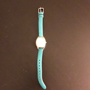 Teal fossil watch